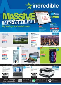 Incredible : Massive Mid-Year Sale (08 July - 21 July 2024)