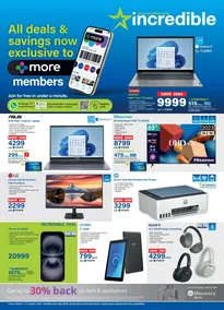 Incredible : Deals & Savings (21 October - 31 October 2024 While Stocks Last)