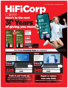 HiFi Corp : 30 Years Of Giving You More (07 August - 06 September 2024)