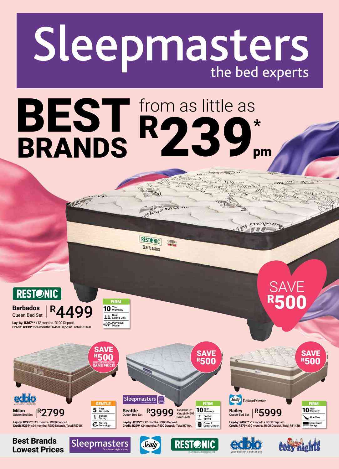 Special Edblo Milan Queen Bed Set — www.guzzle.co.za