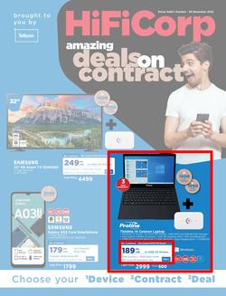 HiFi Corp : Amazing Deals On Contracts With Telkom (01 October - 30 November 2022), page 1