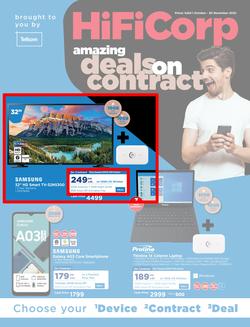 HiFi Corp : Amazing Deals On Contracts With Telkom (01 October - 30 November 2022), page 1