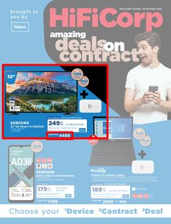 HiFi Corp : Amazing Deals On Contracts With Telkom (01 October - 30 November 2022), page 1