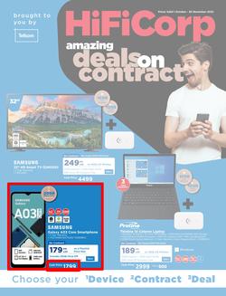 HiFi Corp : Amazing Deals On Contracts With Telkom (01 October - 30 November 2022), page 1