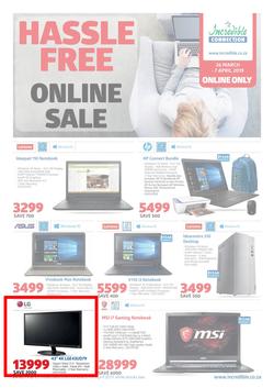 HiFi Corp : Hassle Free (Online Only) (26 Mar - 7 Apr 2019), page 1