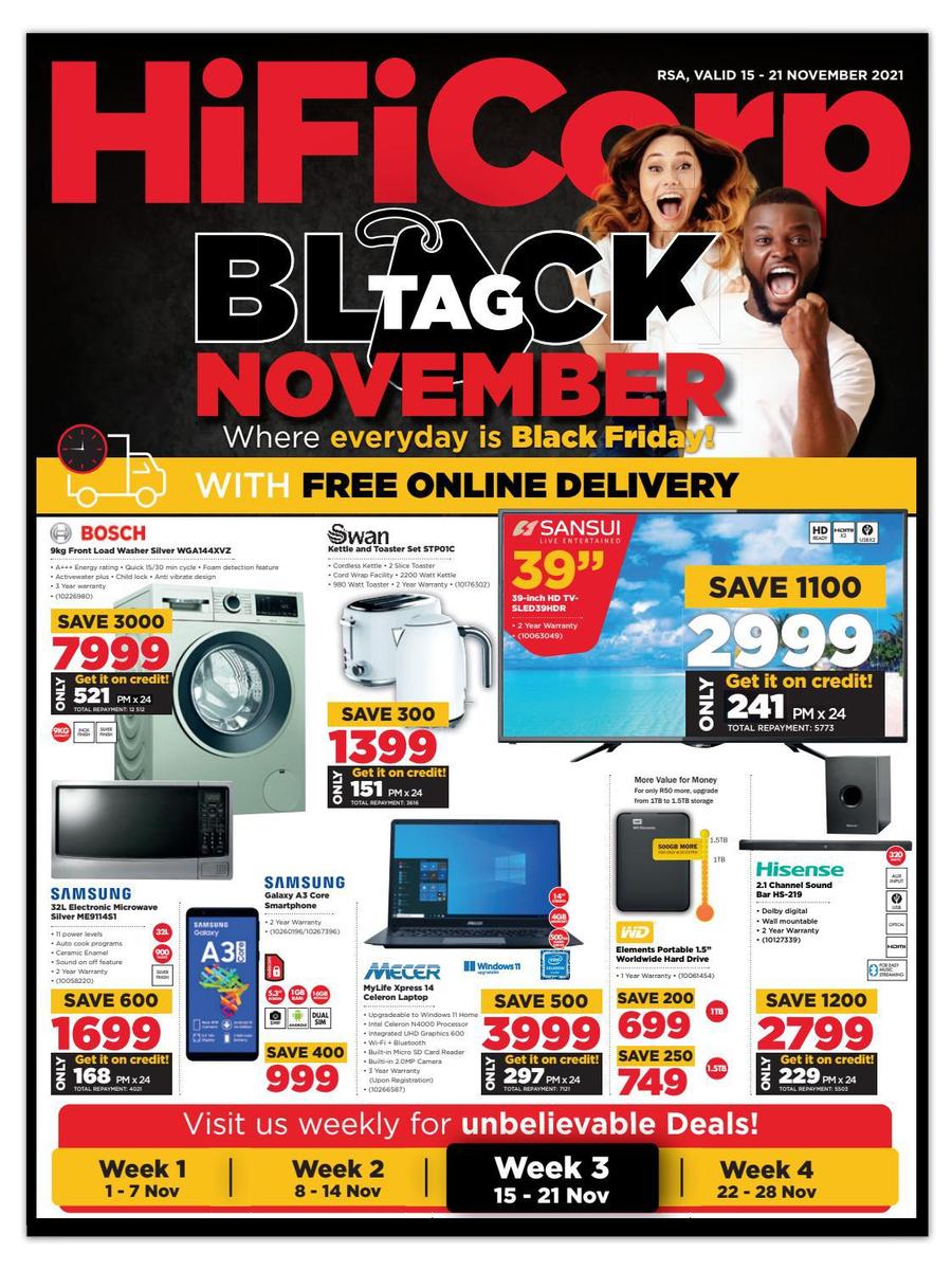 HiFi Corp : Black Tag November Week 3 (15 November - 21 November 2021), page 1
