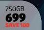 WD 750GB