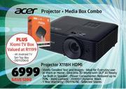 Acer Projector X118H HDMI Plus Xiomi TV Box