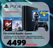 PS4 500GB Bundle + Games