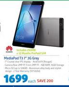 Huawei Mediapad T3 7" 3G Grey-Each