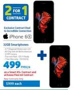 Apple iPhone 6 32GB Smartphone-On a Smart XS+ Contract & uChoose Flexi 60 Contract