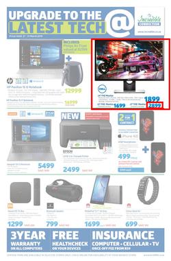 Incredible Connection : Upgrade To The Latest Tech (27 Mar - 31 Mar 2019), page 1