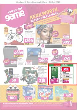 Game Kenilworth : The Game Has Changed (23 September - 8 October 2021), page 1