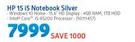 HP 15 i5 Notebook Silver