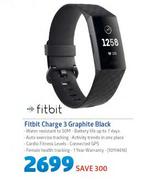 Fitbit Charge 3 Graphite Black