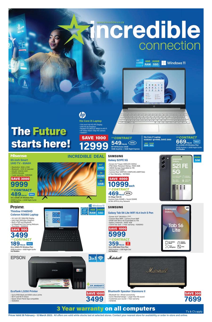 Incredible Connection The Future Starts Here! (28 February 12 March