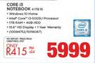 HP Core i3 Notebook 4 1TB 15