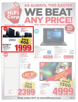 HiFi Corp : We Beat Any Price (28 Mar - 7 Apr 2019), page 1