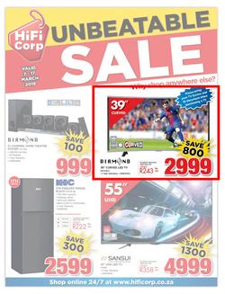 HiFi Corp : Unbeatable Sale (7 Mar - 17 Mar 2019), page 1