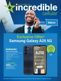Incredible : Incredible Cellular With Telkom (01 June - 30 June 2024 While Stocks Last)