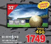 Diamond 32" HD Ready LED TV 32HD-VM