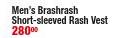 Ripcurl Men's Brashrash Short-Sleeved Rash Vest