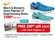Nike Men's & Women's Zoom Pegasus 31 Road Running Shoes-Per Pair