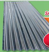 Corrugated Galvanized Roof Sheeting 0.27mm x3.6m Z100 8.5(610) Non-NHBRC R02394-Each