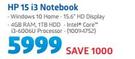 HP 15 i3 Notebook