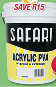 Safari PVA White/Cream P11928/30-20Ltr