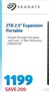 Seagate 2TB 2.5" Expansion Portable