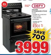 Defy 81Ltr 4 Plate Kitchen Stove DSS494