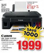 Canon Ink Tank System Printer PIXMA G2411