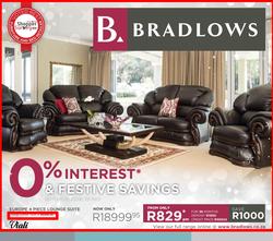 Bradlows : 0% Interest And Festive Savings (14 Nov - 2 Dec 2018), page 1
