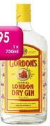 Gordon's London Dry Gin Unit Price Per Case