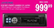 Alpine USB/MP3 Front Loader(CDE-100EUB)