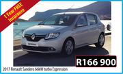 2017 Renault Sandero 66kW Turbo Expression