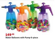 Water Balloons With Pump-6 Piece