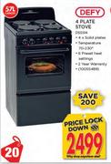 Defy 57Ltr 4 Plate Stove DSS514