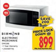 Diamond 28Ltr Electronic Microwave DMO29E