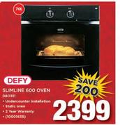 Defy Slimline 600 Oven DBO331