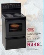 Defy 4 Plate Solid 621 Stove(DSS494)