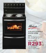 Univa 4 Plate Compact Stove(U116B)