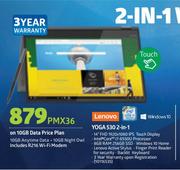 Lenovo Yoga 530 2 In 1-On 10GB Data Price Plan Includes R216 WiFi Modem