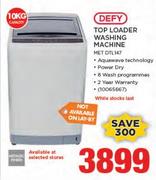 Defy 10Kg Top Loader Washing Machine MET DTL147