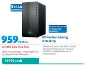 HP Pavilion Gaming i7 Desktop-On 10GB Data Price Plan (Includes R218 WiFi Modem)