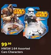 Star Wars HWSW 1:64 Assorted Cars Characters