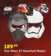 Star Wars E7 Assorted Masks