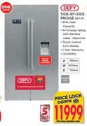 Defy 694Ltr Side By Side Fridge DFF417