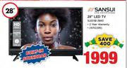 Sansui 28” LED TV SLED 28HD